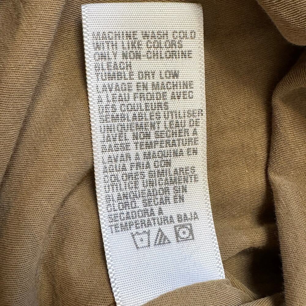 James Perse Racerback Ruched Tank Dress Size 2 (medium) Taupe Summer Vaca Slub - Picture 8 of 13